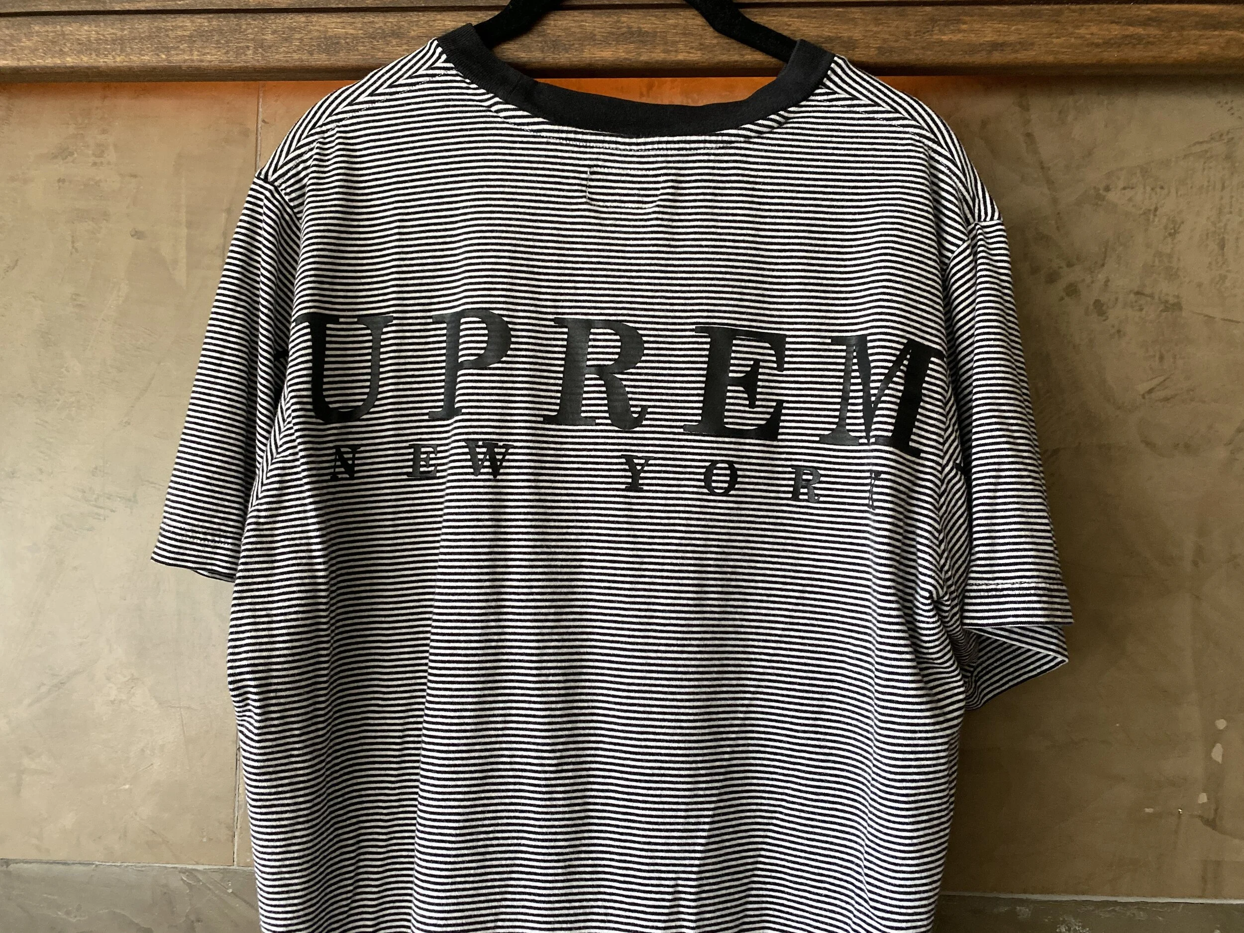 Supreme Micro Stripe Tee (M) — SEATTLE SELECT
